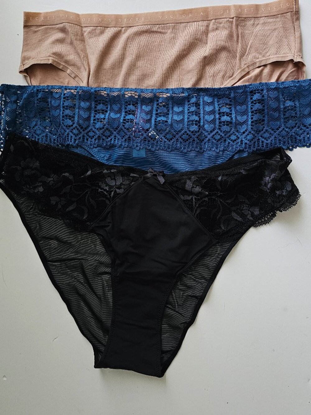 Women's Mixed Lots Adore Me Victoria's Secret 3 Pack Underwear Size L NWT